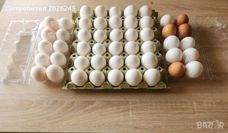 Домашни Бели и Кафяви Яйца, снимка 1