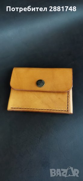 Портфейл от естествена телешка кожа., снимка 1