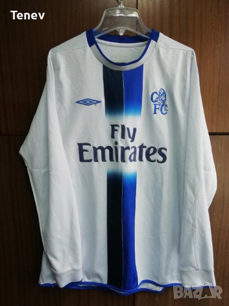 Chelsea Umbro Vintage оригинална футболна тениска фланелка Челси дълъг ръкав , снимка 1