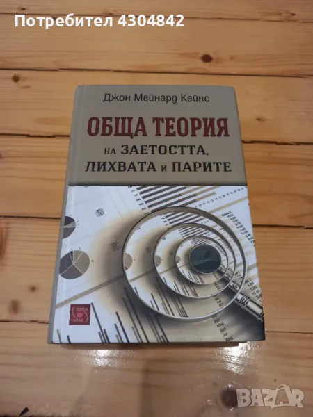 Книга Обща теория на заетоста и парите, снимка 1