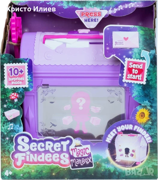 Таен приятел в пощенска кутия Secret Findees кукла изненада с къща и аксесоари, снимка 1