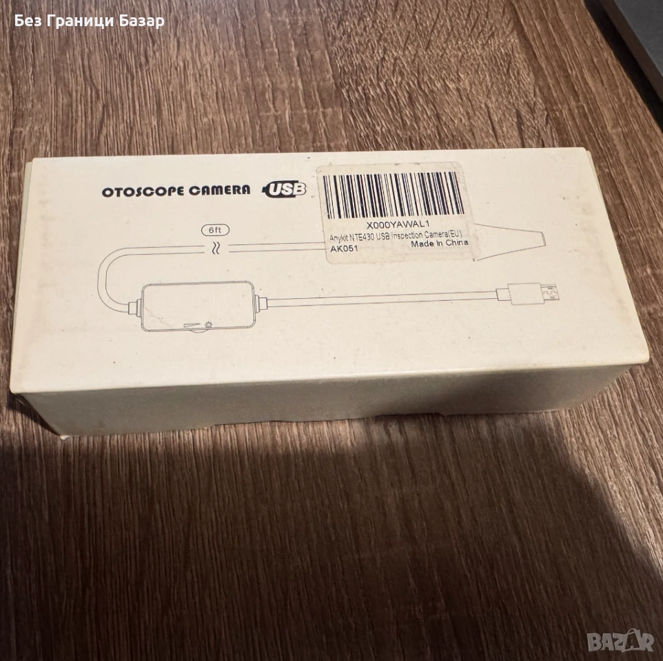 Нова USB отоскоп камера за уши, инспекционна камера с LED светлина, IP67 водоустойчива, снимка 1