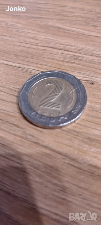 Монета 2 ЛЕВА, снимка 1