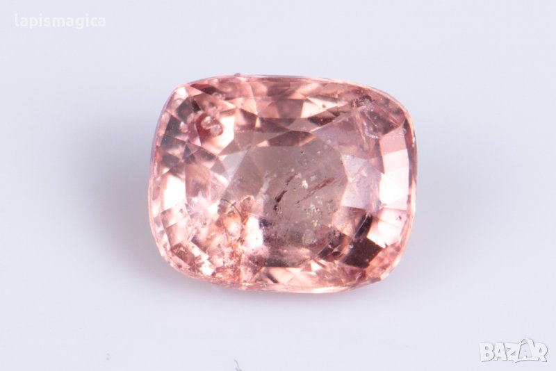 Розов шпинел 0.35t 4.2mm cushion шлифовка #5, снимка 1