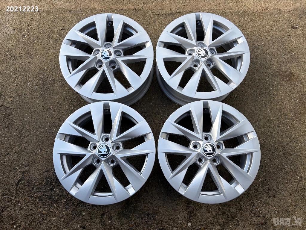 4 броя алуминиеви джанти за Skoda Fabia,Slavia,Scala,Rapid 15, снимка 1