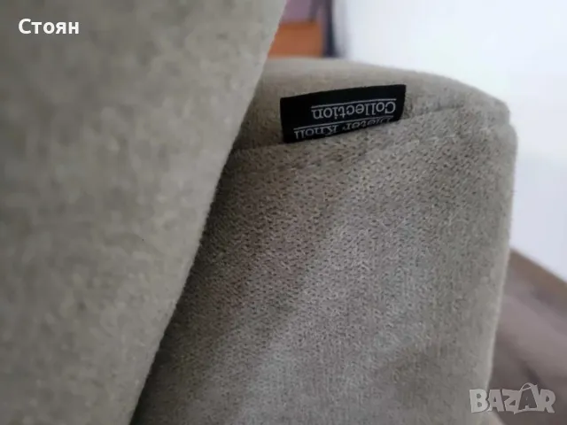  ПРОМОЦИЯ!!!Сиво-бежов ъглов диван от плат Dieter Knoll ZE-EM20075, снимка 5 - Дивани и мека мебел - 48306607