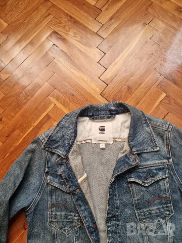 Страхотно мъжко дънково яке G STAR RAW, размер S, снимка 3 - Якета - 55982096