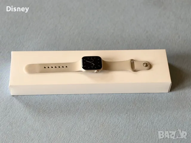 Apple Watch Series 7 Starlight Aluminum Case 41mm, снимка 2 - Смарт часовници - 56137792