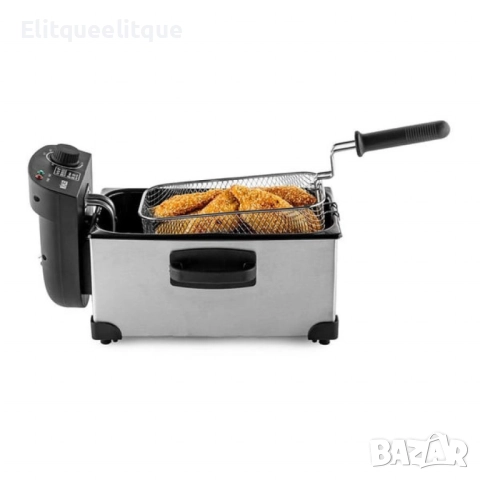 Фритюрник Muhler 3.0 Л, неръждаема стомана, снимка 6 - Фритюрници - 52337690