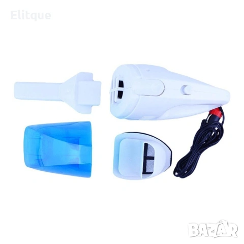 🚗🧹 Преносима мини автомобилна прахосмукачка – сухо и мокро почистване 🧹🚗, снимка 2 - Прахосмукачки - 53251177