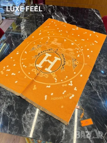 HERMES ⚜️ GUCCI ⚜️Дамски Кашмирени Шалове 