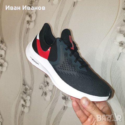 маратонки  Nike Zoom Winflo 6 University Red  номер 42,5-43, снимка 9 - Маратонки - 41388457