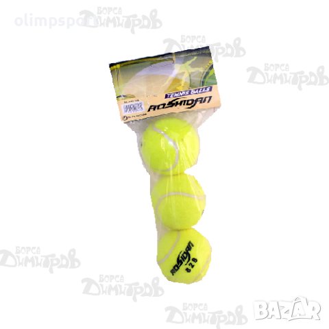 3 топки за тенис на корт ASHIDAN. Отскачат добре. балансирани са. 3 бр. в пакета. 