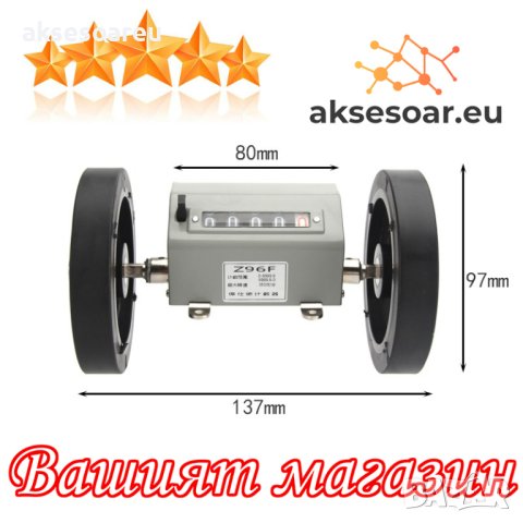 Кабелен Механичен измервателен уред Брояч Дължина на кабел Разстояние в метри 0-9999.9 кабели, снимка 6 - Други машини и части - 41405382