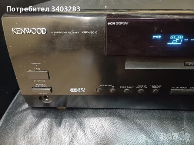 Усилвател Kenwood KRF-V6010, снимка 6 - Ресийвъри, усилватели, смесителни пултове - 49388230