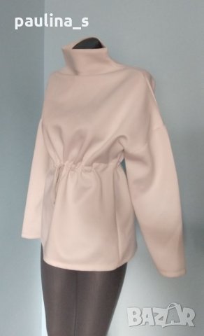 Брандова туника / суичър с кожен ефект "Ekinoks" time / голям размер , снимка 5 - Суичъри - 35851935