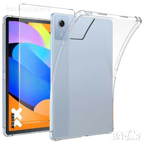 Защитен комплект за Lenovo Tab K11 Gen 2 / Lenovo Idea Tab- Прозрачен TPU калъф с Протектор за екран