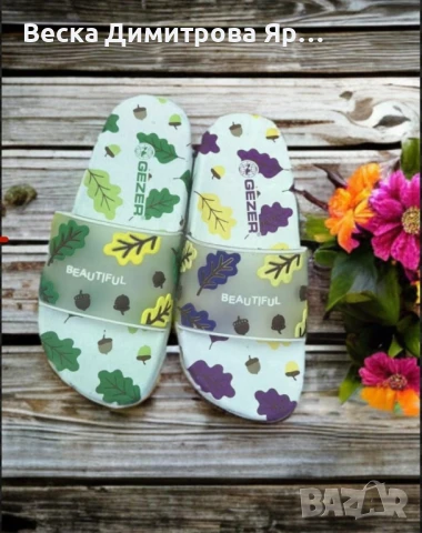 Летни дамски плажни чехли - Освежете стила си с удобство и настроение на плажа, снимка 3 - Чехли - 51223941