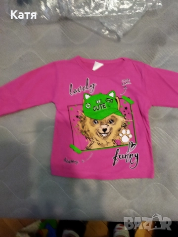 памучна блуза , снимка 2 - Детски Блузи и туники - 52107829