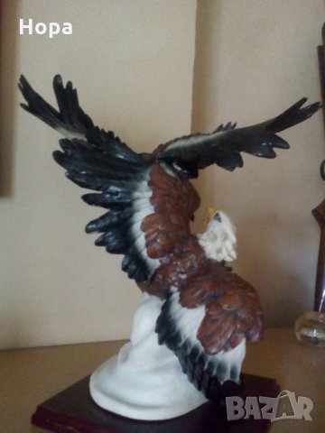 Керамична пластика ,, Белоглави орли", снимка 9 - Декорация за дома - 33839043