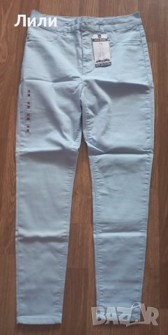 Чисто нови светли дамски дънки с висока талия, снимка 2 - Дънки - 22587284