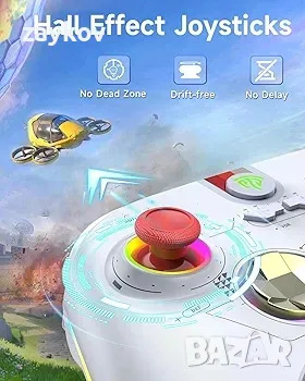 безжичен контролер EasySMX X15 2.4G за компютър/Android/Steam/Switch/IOS, снимка 3 - Аксесоари - 47631276