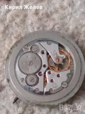 Механизъм с циферблат от стар ръчен часовник 36769, снимка 7 - Мъжки - 52269923