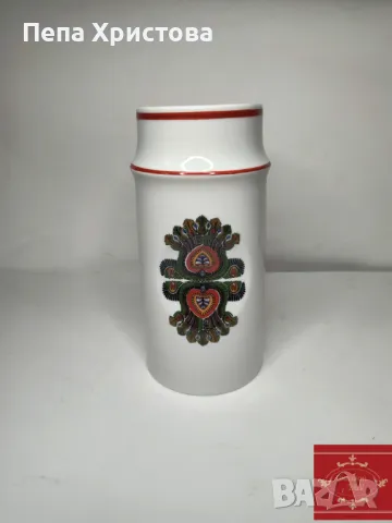 Ваза от унгарски порцелан Hollohaza, снимка 1