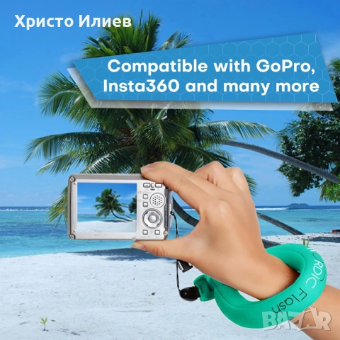 Водоустойчива каишка за телефон и камера плаваща защита от потъване, снимка 5 - Калъфи, кейсове - 52661873