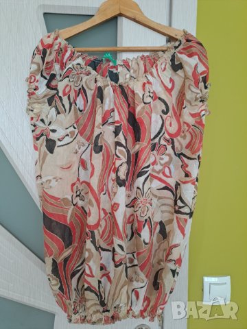 Лятна дамска широка блуза нова 2XL, снимка 2 - Блузи с дълъг ръкав и пуловери - 41585352