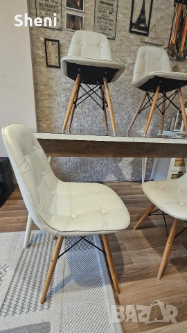 Трапезни, посетителски столове 4 бр., снимка 2 - Столове - 53216857