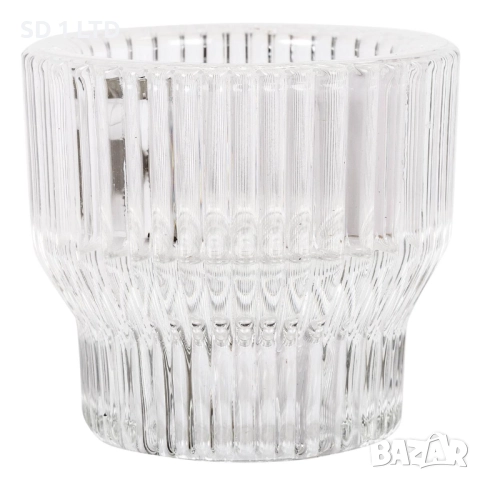 Стъклен свещник 12 броя Weihnachten Tischdeko AZ-ZT12-C01 Стойка за чаени свещи, снимка 5 - Декорация за дома - 51579976