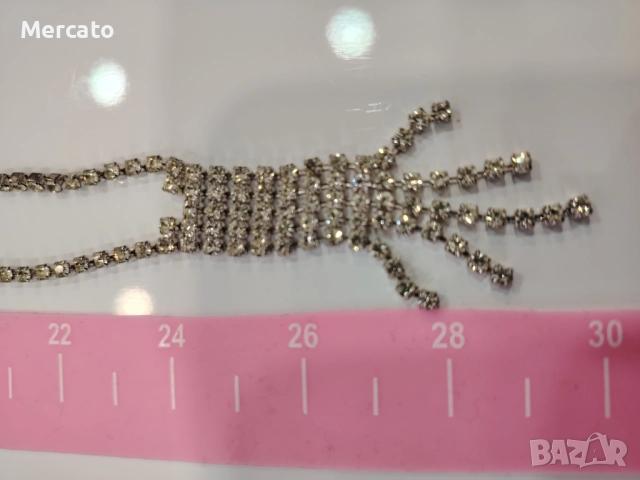 Колие сребристо с камъни АРТ №108  , снимка 5 - Колиета, медальони, синджири - 52307111