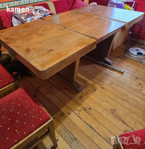 Маса масив с 6 стола, снимка 6 - Маси - 49628992