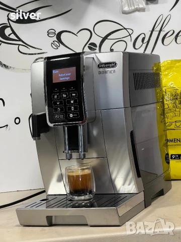 Кафемашина кафе автомат delonghı dinamica с гаранция, снимка 8 - Кафемашини - 50502879