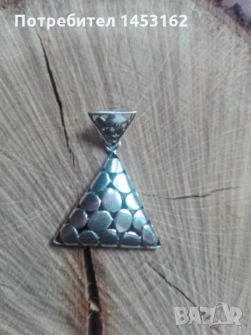 Сребърна висулка, снимка 3 - Колиета, медальони, синджири - 33900179