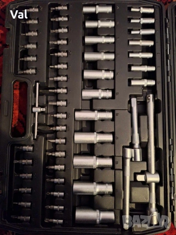 Куфар с инструменти Гедоре 172 части с 3 броя тресчотки, снимка 5 - Гедорета - 53669856