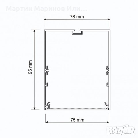 Алумимиеви Профили за лед лента.Различни модели, снимка 6 - Лед осветление - 34158208