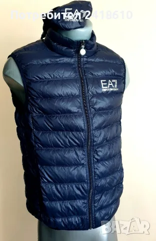 Emporio Armani EA7 Down Vest Mens Size M 2бр НОВО!  ОРИГИНАЛ Мъжки Пухени Елеци!, снимка 15 - Якета - 55650347