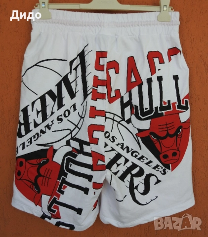 NBA шорти Лейкърс Булс НБА L.A. Lakers Chicago Bulls (L), снимка 6 - Къси панталони - 51772540