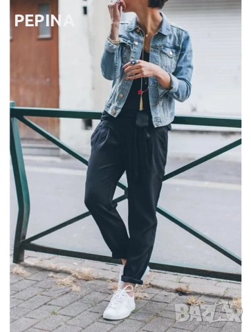 Дамско дънково яке