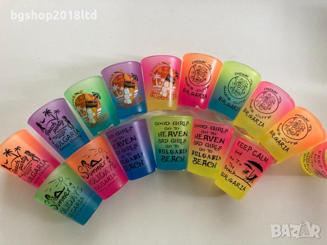 Стъклени парти шот чаши - различни модели