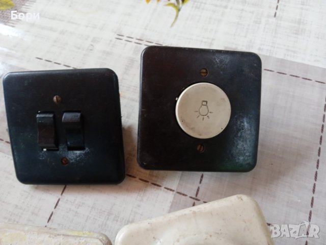 Стари ел.ключове,контакти, снимка 3 - Други ценни предмети - 40940303