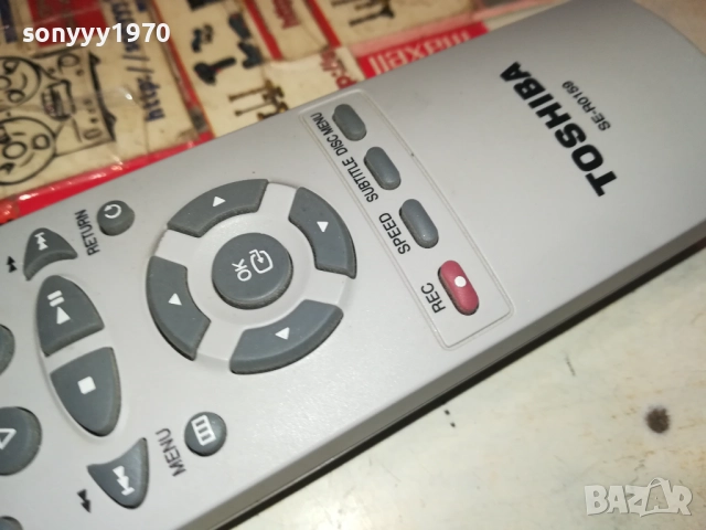 TOSHIBA SE-R0159 DVD/VCR COMBO REMOTE CONTROL 2208251351, снимка 2 - Дистанционни - 51452931