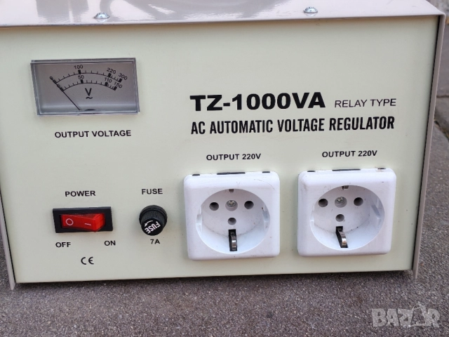 Автоматичен регулатор, стабилизатор на напрежение TZ 1000VA. , снимка 3 - Друга електроника - 52247084