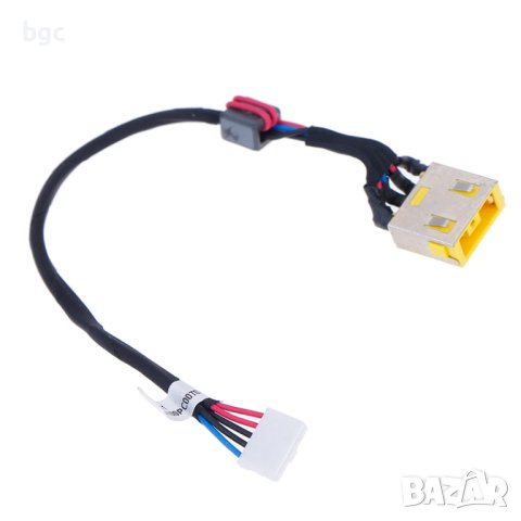 Нова DC JACK Букса с кабел за Лаптопи Lenovo G400S G500S G405S G505S DC30100PC00 , снимка 4 - Лаптоп аксесоари - 24591504