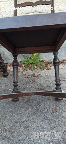 Маса с 4 стола - Дърво, снимка 12 - Маси - 42462201