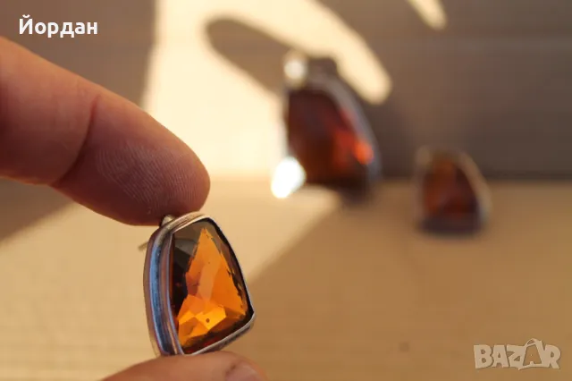 Дамски комплект висулка и обеци , снимка 4 - Бижутерийни комплекти - 47680367