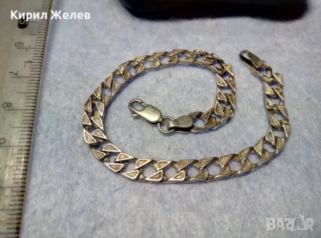 СТИЛНА ВИНТИДЖ АРТ МОДЕЛ СРЕБЪРНА ГРИВНА СРЕБРО 925 МАЙСТОРСКА БИЖУТЕРСКА ИЗРАБОТКА 47473, снимка 6 - Гривни - 49682476