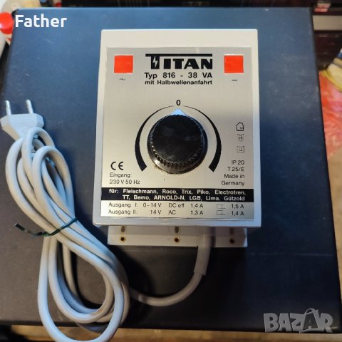 Трансформатор Titan 816 за влакчета , снимка 5 - Друга електроника - 41844396
